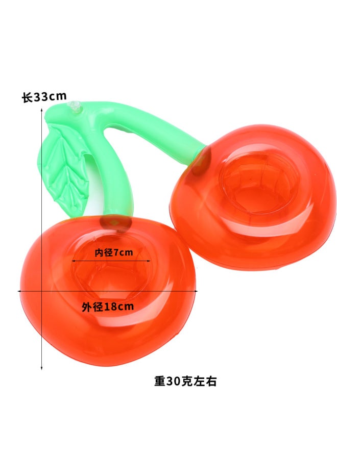 Spot Inflatable Flamingo Donut Lemon Watermelon Pineapple Crab Love Cup Holder Inflatable Water Coaster