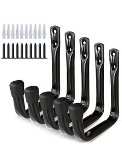 J Utility Hooks For Hanging Heavy Duty Garage Storage Utility Hooks For Garage Wall Color Black 5 Pack