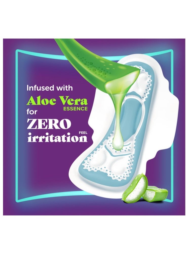 Always Cool & Dry, No Heat Feel, Maxi Thick, Large Sanitary Pads with Wings, 50 pad count - Image 3