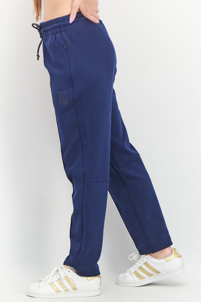 Adidas x Karlie Kloss Women Regular Fit Training Sportswear Pants, Navy - Image 4