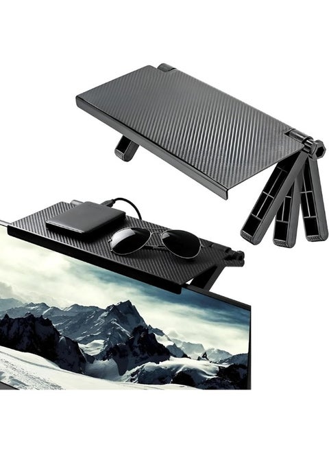 Height adjustable monitor stand suitable for computer monitors and TV screens