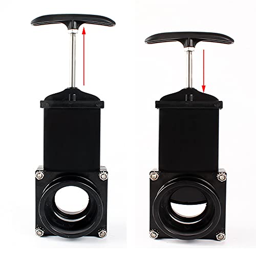 MACHSWON For Outdoor Accessories black Dump Waste Sewer ABS Valve 50mm197inch RV Drain Valve waste valve for Caravan Trailer - Image 3