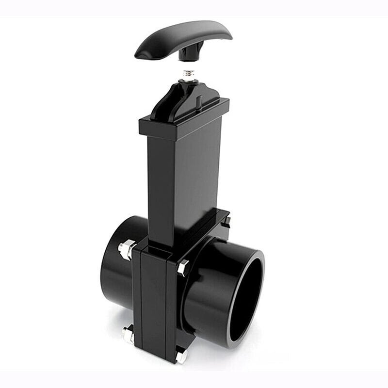 MACHSWON For Outdoor Accessories black Dump Waste Sewer ABS Valve 50mm197inch RV Drain Valve waste valve for Caravan Trailer - Image 2
