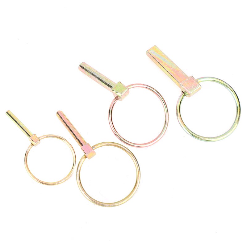 50pcs Lynch Pin Assortment Kit Steel Annular Safety Pin for Farm Tractor Trailer - Image 5