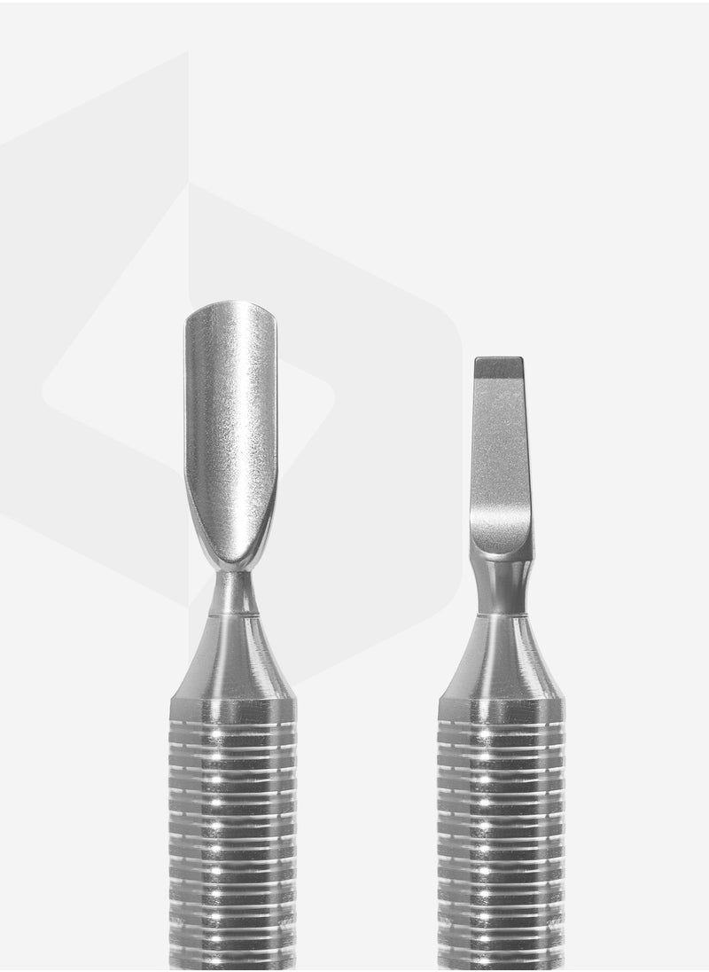 STALEKS PRO Hollow manicure pusher - EXPERT 100 | TYPE 5 (rounded narrow pusher and straight blade)  - Image 2