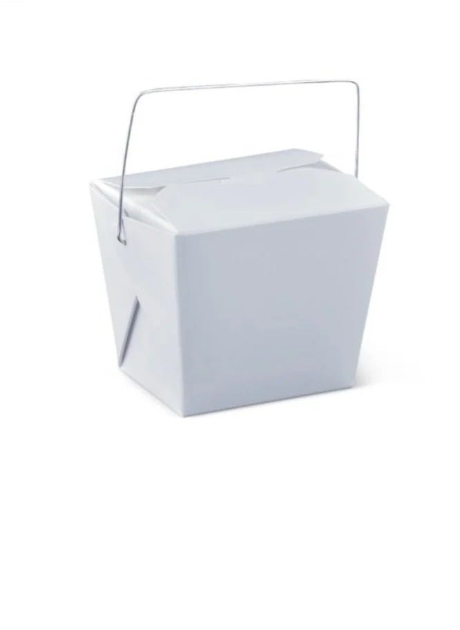 SKP Plastic Paper Bag with Wire Handle – 26 oz (25 pcs) 