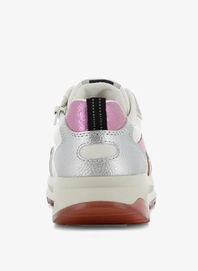 SJ Girls' Panelled Lace-Up Sports Shoes