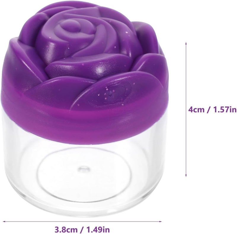 IMIKEYA 12pcs 20g Rose Cap Cream Jars Travel Size Lotion Containers with Lids Refillable Moisturizer Dispensers for Skincare and Cosmetic Use - Image 2