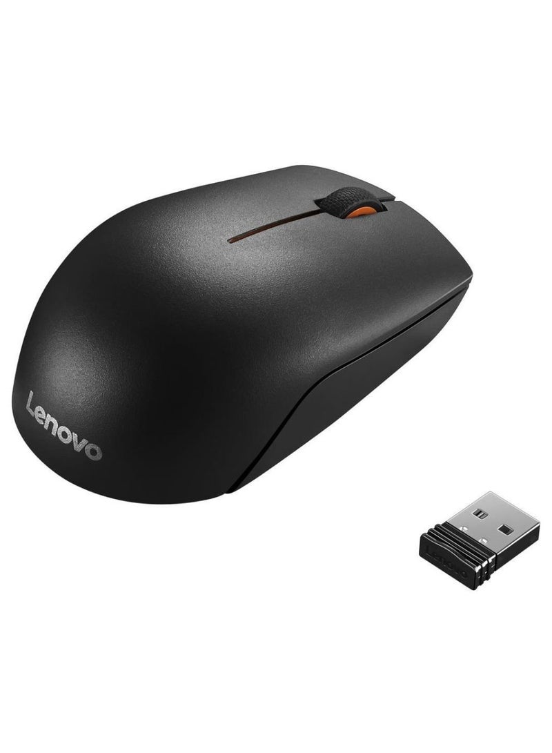 Lenovo Wireless Compact Mouse Black - Image 1
