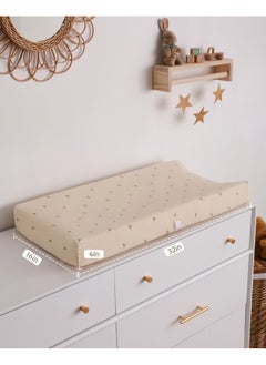 Blissful Diary Blissful Diary Muslin Changing Pad Cover for Girls Boys, Ultra Soft Breathable Cotton, Baby Diaper Change Table Pad Covers, 2Pack (Sunshine&Brown)  - Image 5