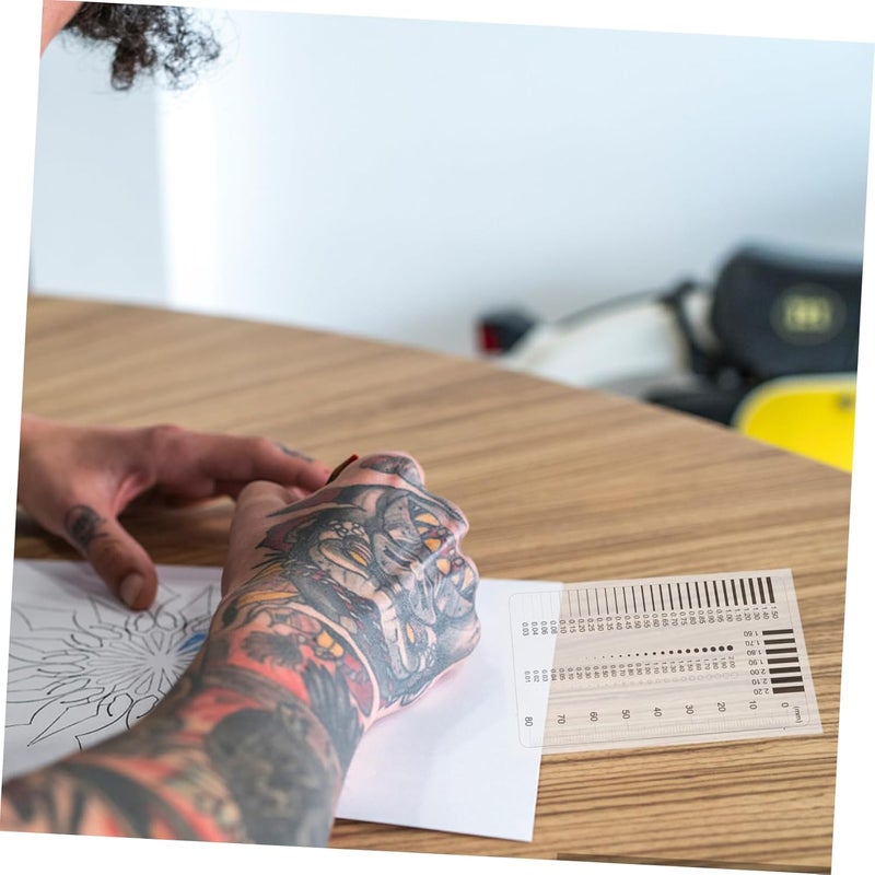 STOBAZA Transparent Crack Gauge Ruler High Precision Flaw Detection Tool For Accurate Measurement - Image 5