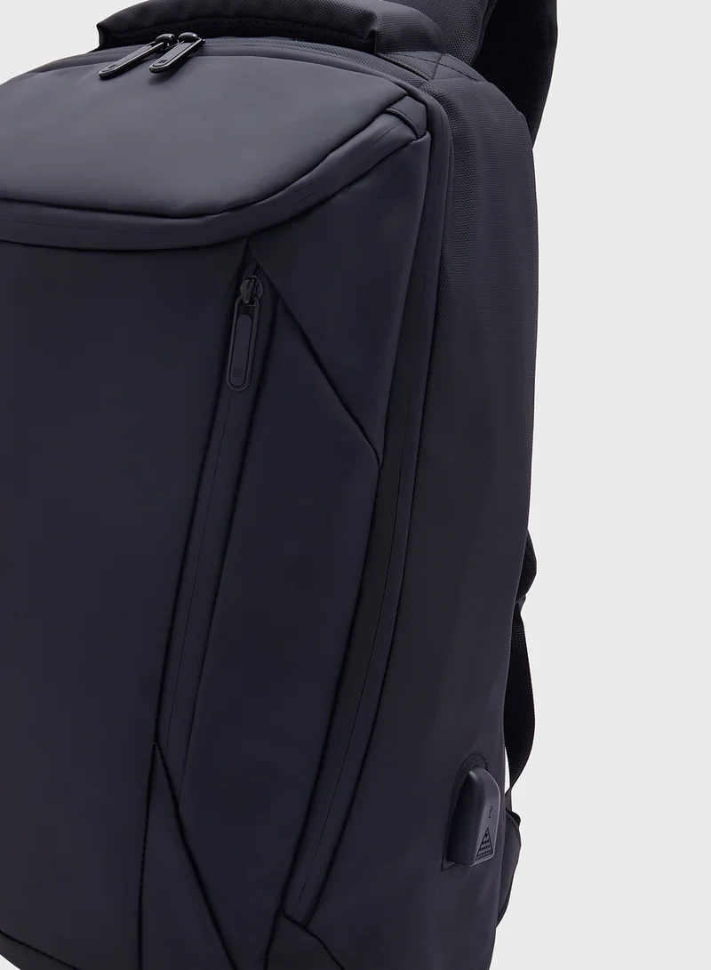 Robert Wood Premium Padded Multi Compartment Laptop Backpack