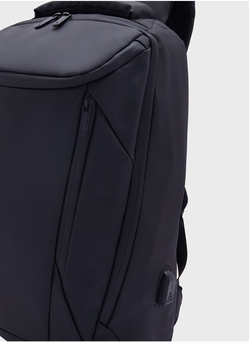 Robert Wood Premium Padded Multi Compartment Laptop Backpack  - Image 5