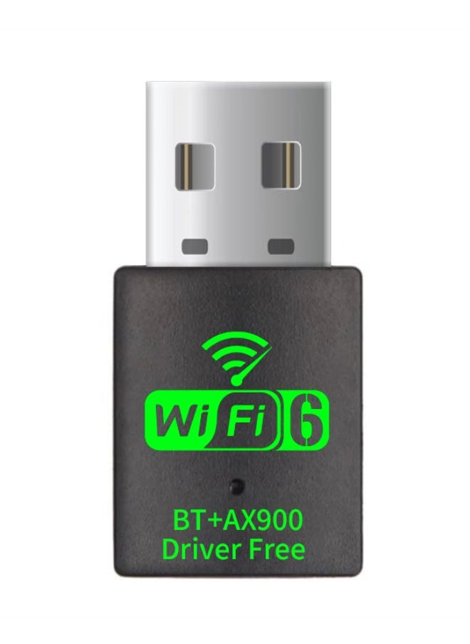 Super ZYouth USB WiFi Bluetooth Adapter, 900Mbps Dual Band 2.4/5Ghz Wireless Network External Receiver, Mini WiFi Dongle for PC/Laptop/Desktop  - Image 1