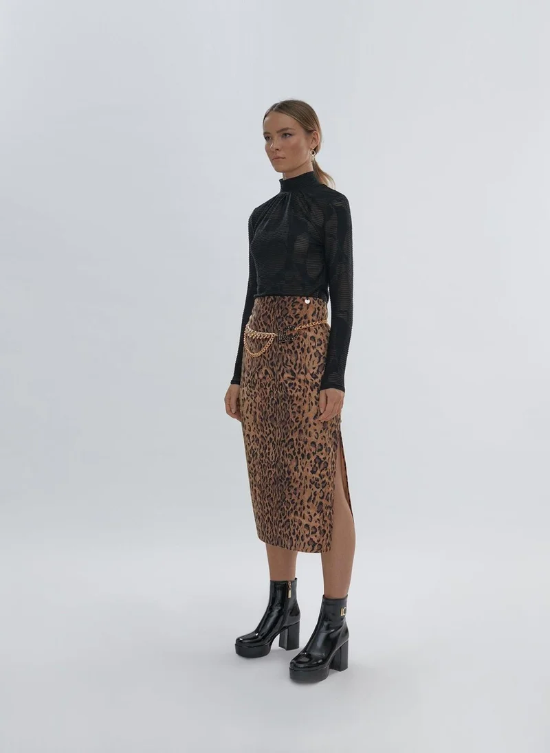 Lola Casademunt Animal print skirt