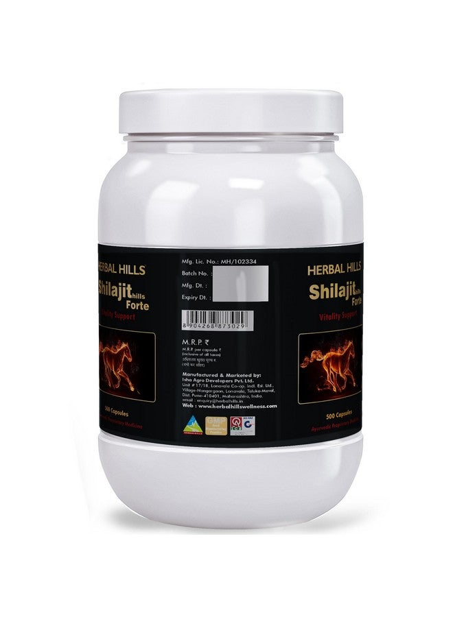 HERBAL HILLS كبسولات هيربال هيلز شيلجيت فورت (500 كبسولة (عبوة من 1)) - Image 3