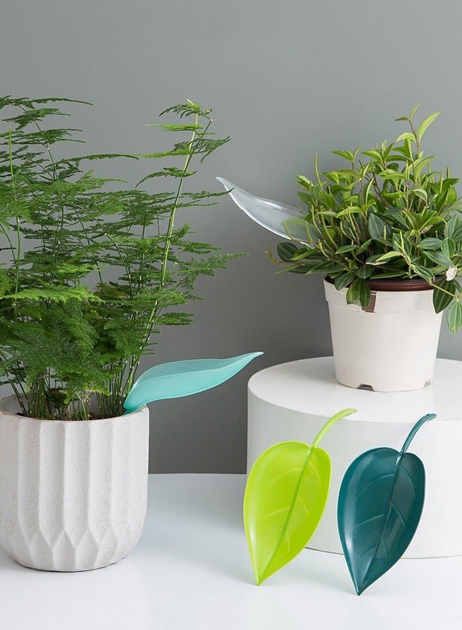 Generic 3 Piece Flower Waterer Creative Potted Plant Leaf Shaped Diverter Watering Funnel Plant Diversion Waterer  - Image 2