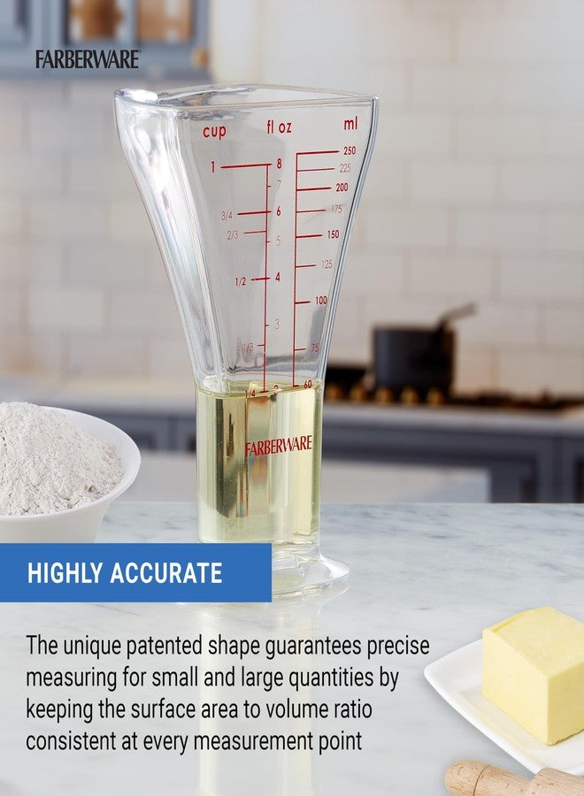 Farberware Professional 1 Cup Euclid Measuring Cup Accurate Measurements, BPA-Free Plastic, Dishwasher Safe - Image 3