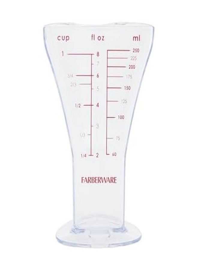 Farberware Professional 1 Cup Euclid Measuring Cup Accurate Measurements, BPA-Free Plastic, Dishwasher Safe - Image 1