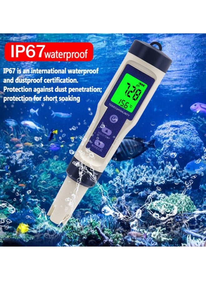 قلم pH - جهاز قياس الحموضة الرقمي - موثوق ودقيق للمحاصيل العالية - جهاز قياس محمول - يقيس الحموضة والحرارة في المحاليل ومحاليل التربة - تحسين صحة النبات وأدائه. - Image 3