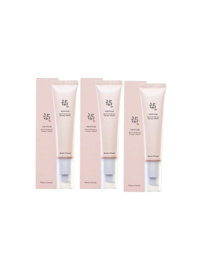 Beauty of Joseon 3 Piece Revive Eye Serum : Ginseng + Retinal Pink 30mlml - Image 1