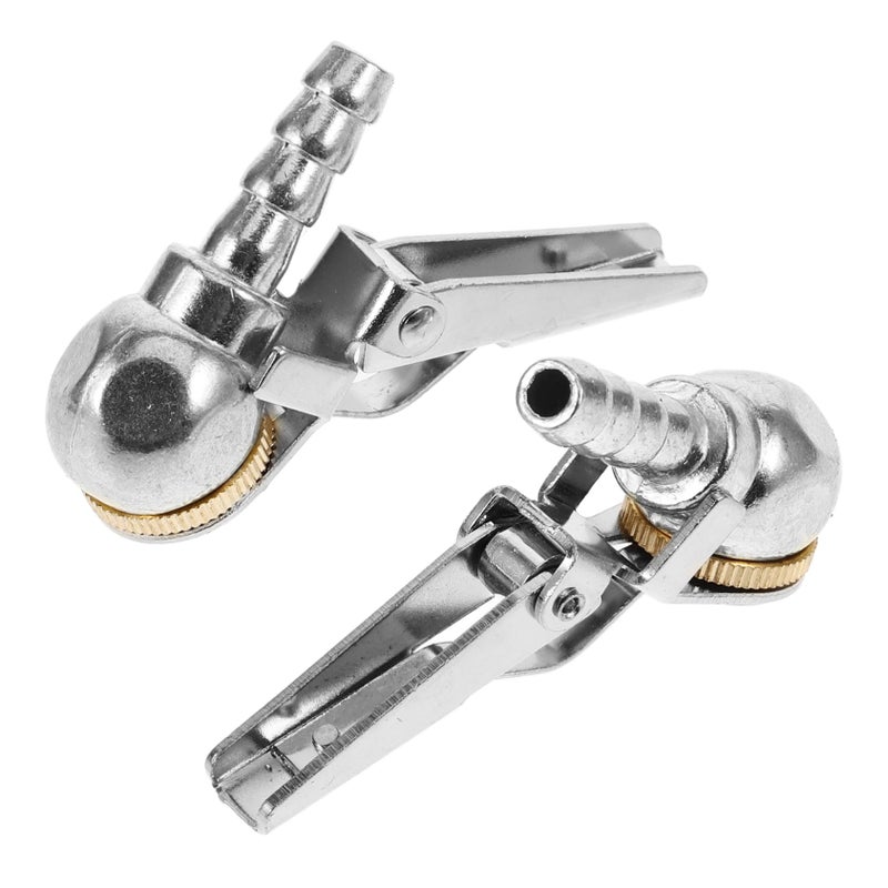 2Pcs Locking Tire Air Chuck Kit Quick Connect Inflator for Car Truck Automotive Compressor Accessory Lightweight Compact - Image 2