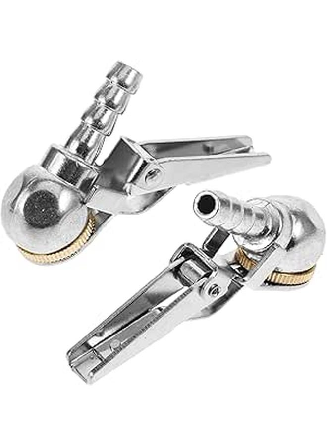 2Pcs Locking Tire Air Chuck Kit Quick Connect Inflator for Car Truck Automotive Compressor Accessory Lightweight Compact - Image 1