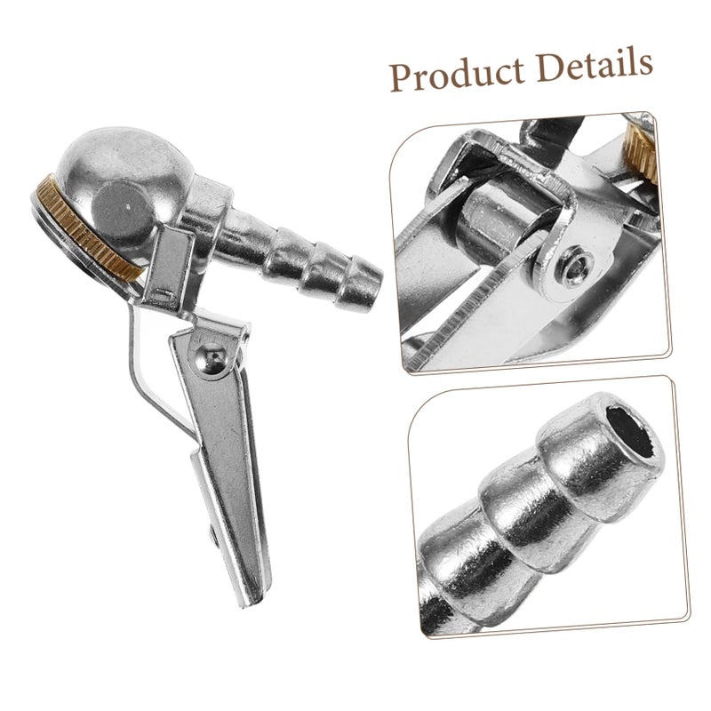 2Pcs Locking Tire Air Chuck Kit Quick Connect Inflator for Car Truck Automotive Compressor Accessory Lightweight Compact - Image 5
