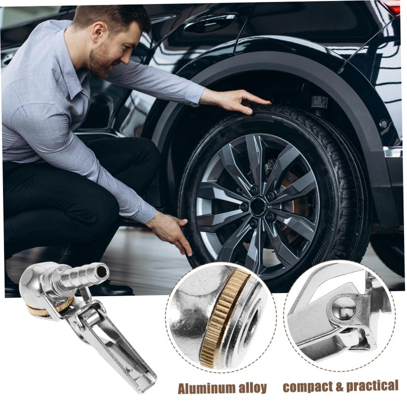 2Pcs Locking Tire Air Chuck Kit Quick Connect Inflator for Car Truck Automotive Compressor Accessory Lightweight Compact - Image 3