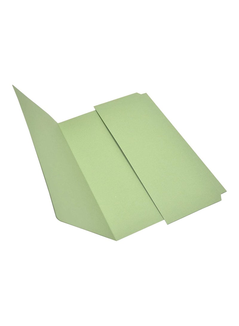FIS FIS Document Wallets Green Color, Pack of 50 Pcs, 320 gsm, F/S (210 x 330 mm) Size - FSFF8GR  - Image 2