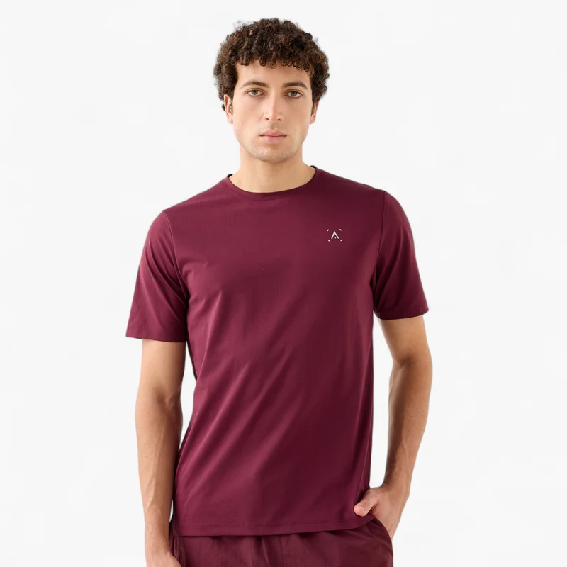 ADOT Jacquard Regular Fit T-shirt