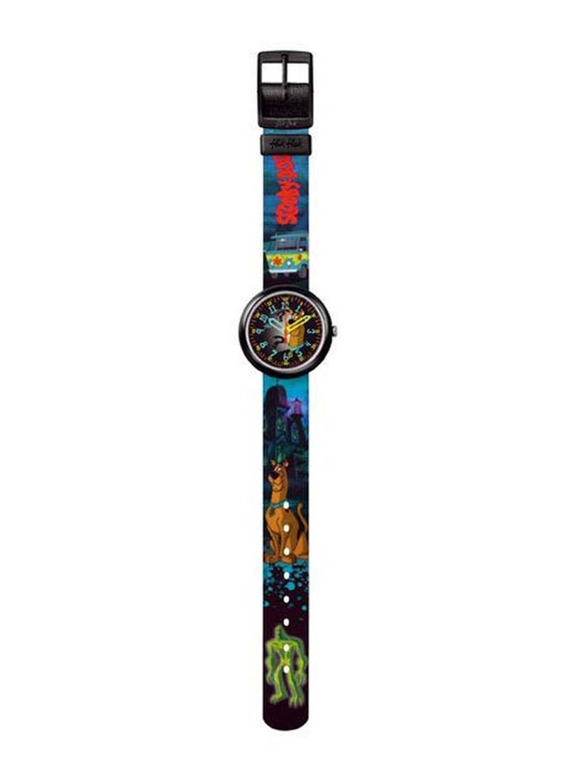 Swatch - Kids Unisex Scooby-Doo & Mystery Machine Quartz Movement Water Resistant Wrist Watch - 32 Mm - Image 1