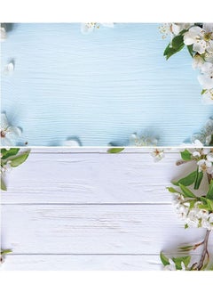 60*90 Photography Background Double Sided 2 Patterns Waterproof Premium Texture Backdrop Wall Video Displaying Props for ins Style Jewelry/Food Photoshoots (flower)