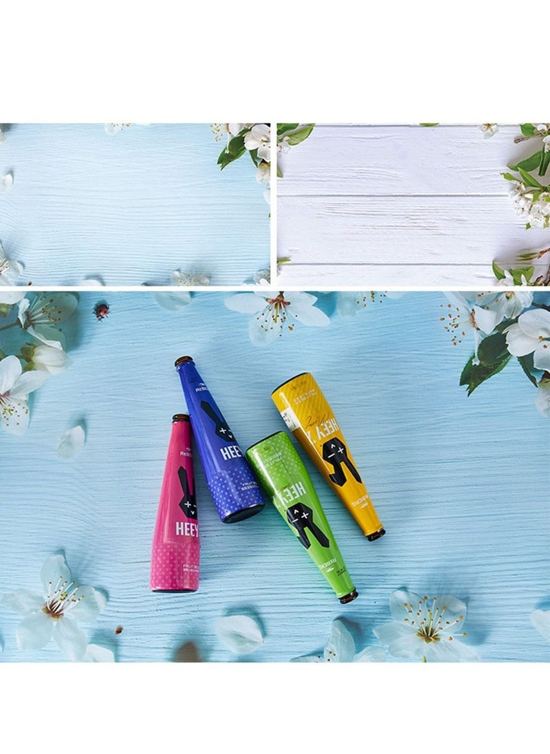 Generic - 60*90 Photography Background Double Sided 2 Patterns Waterproof Premium Texture Backdrop Wall Video Displaying Props for ins Style Jewelry/Food Photoshoots (flower) - Image 1