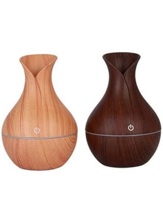 معطر جو للمنزل والسيارة والمكتب بتصميم خشبي بإضاءة متغيرة الألوان، قطعة واحدة - pzsku/Z8B5C0AC035326C665D59Z/45/1747923985/6ce12d33-4aee-4b45-9b4a-26db5818849d