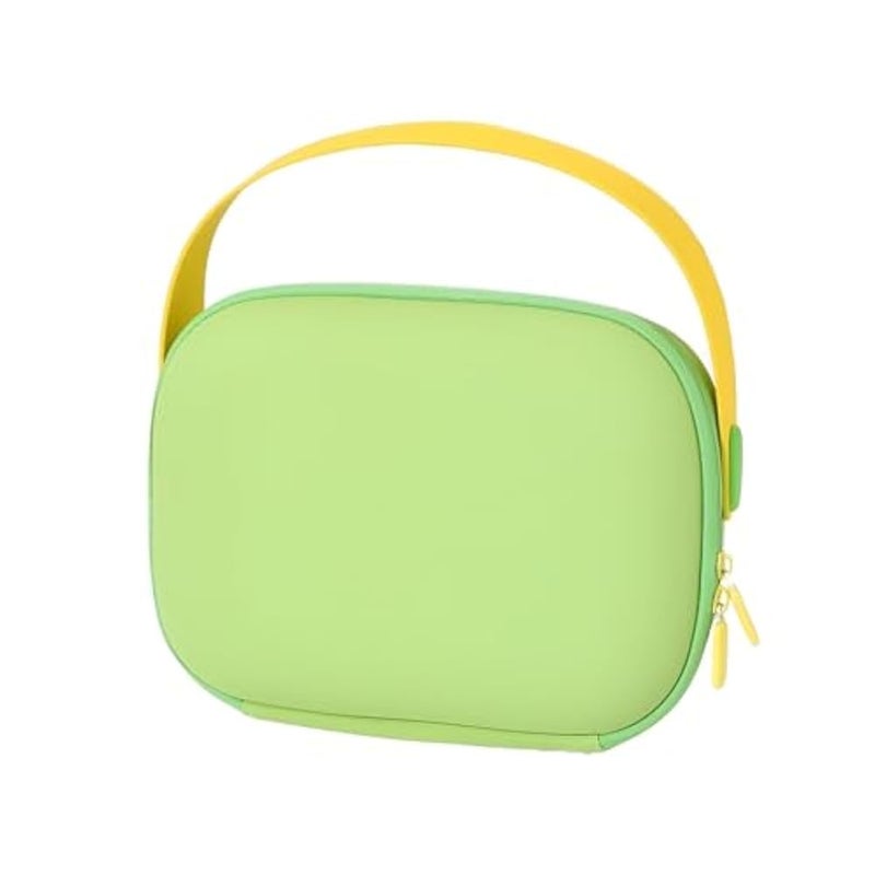 Makeup Sack - Waterproof Plastic Travel Organizer for Female Toiletries Including Space for Brushes Lotions and Cosmetics with Comfortable Handle Multicolor (piece-1) - Image 1