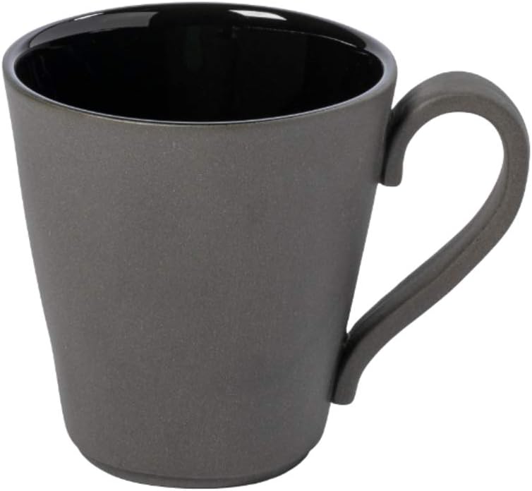 Costa Nova Ceramic Stoneware 105 oz Mug  Lagoa Eco Gres Collection Black  Microwave  Dishwasher Safe Dinnerware  Food Safe Glazing  Restaurant Quality Drinkware - Image 1