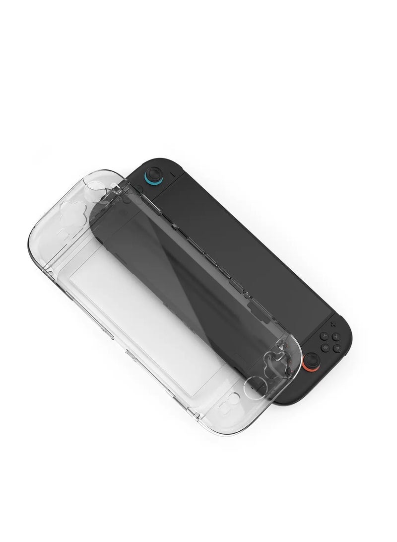 غطاء حماية شفاف صلب قابل للفصل لجهاز Switch 2 | غطاء شفاف لوحدة التحكم - Image 1