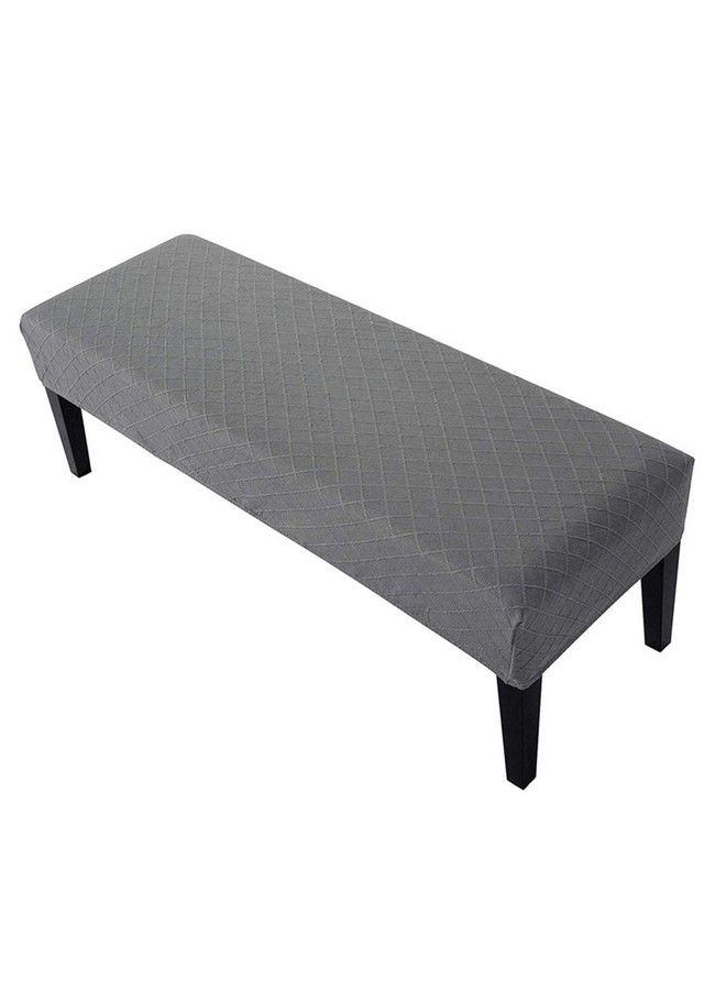 Balana Jacquard Dining Room Bench Covers Stretch Spandex Upholstered Bench Slipcoverantidust Removable Bench Slipcover Washable Bench Seat Protector Cover For Living Room Kitchen - Image 1