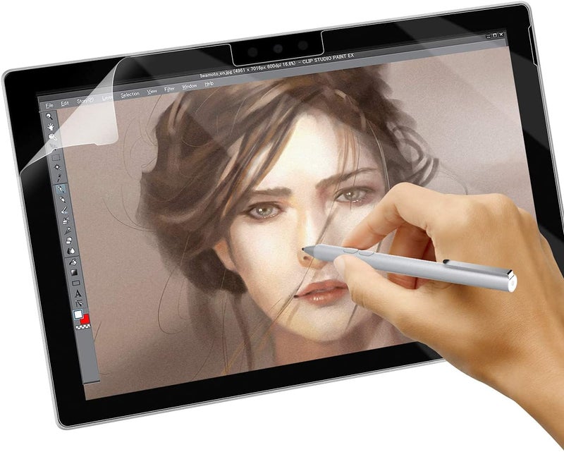 Oaky Paper Type Screen Protector for Microsoft Surface Pro 7 Anti Glare Matte Screen Protector with Easy Installation Kit - Matte - Image 1