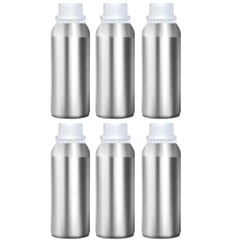 Devinez Multipurpose Anodized Aluminum Empty Bottle - 500ml (Pack of 6) | With B Drop Nozzle & Cap with Seal | For Beauty, Essential Oils, Blends, Skin Care, Travel, Toners, Cosmetic & DIY - Image 1