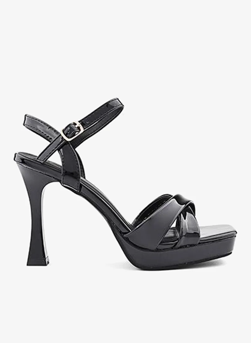 Cuple Women Block Heel Ankle Strap Heels