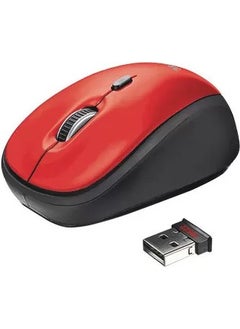 Trust 19522 Yvi Wireless Mouse Red  - Image 1