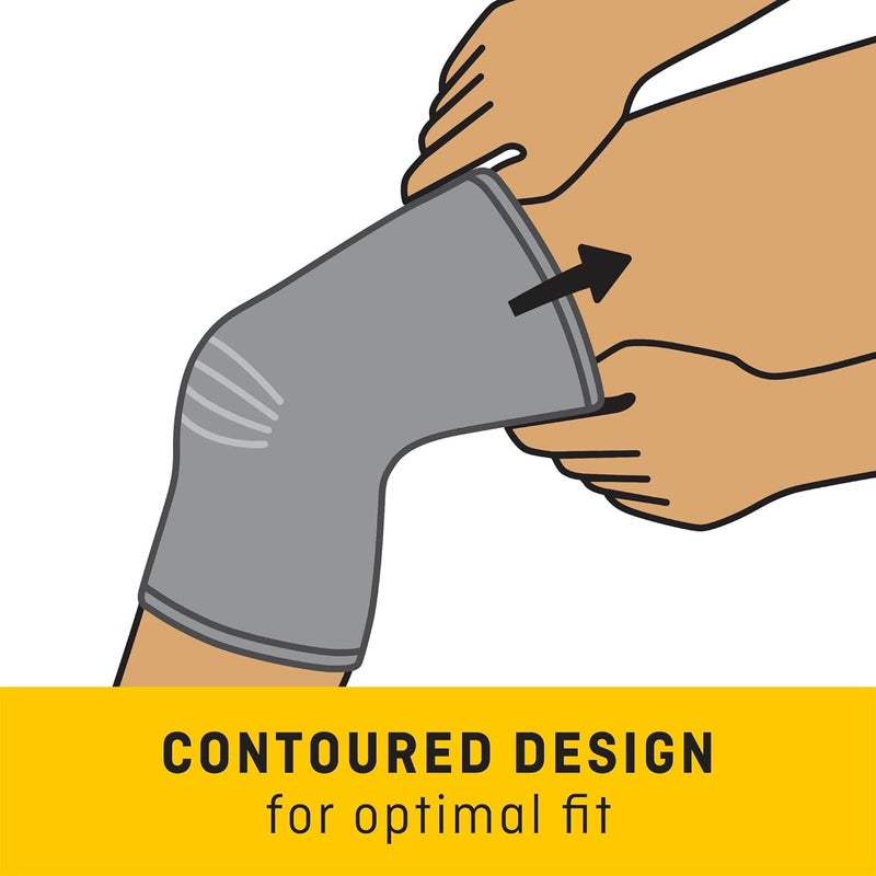 فوتورو Comfort Knee Support Large Grey 76589 - Image 5