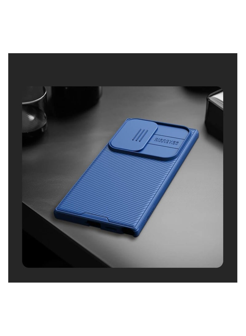 Nillkin Samsung Galaxy S24 Ultra Case Cover, Camshield Pro Case With Slide Camera Lens Protection PC Back & TPU Frame Bumper Protection for Samsung Galaxy S24 Ultra (Blue) - Image 2