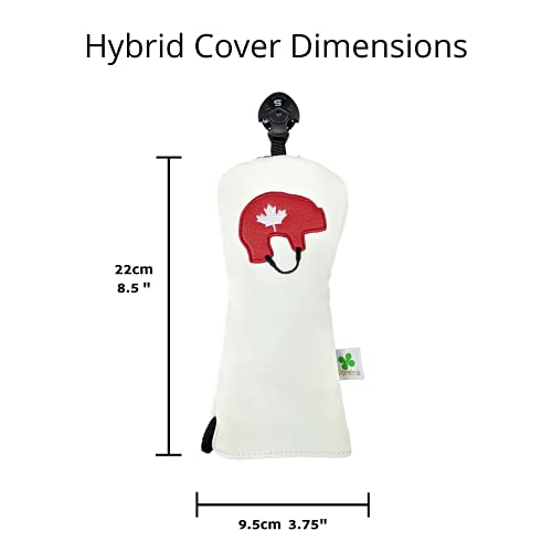 Foretra Driver Headcover Golf Club Covers Canada Hockey Novelty Hybrid Fairway Wood Head Cover Golf Accessories for Most Brands - Image 3