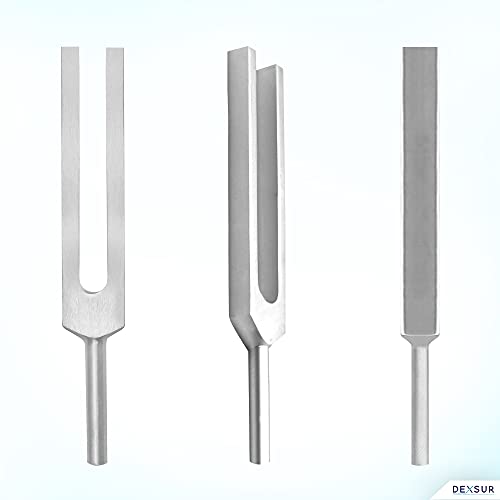 DEXSUR Medical Grade Aluminum Alloy Sensory Professional Instrument for DNA Repair Healing Tuning Forks Sound Healing Fork, One Each of C 512 Tuning Fork - Image 5