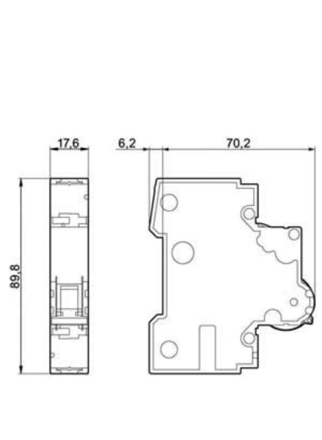 Siemens 5TJ Miniature Circuit Breaker 5TJ6110-7 - 10A, 1-Pole, Type C, 240/415V, 6kA - Image 2