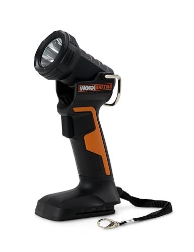 WORX Nitro 20V LED Work Light PowerShare 160350 Lumens Portable Light LED Flashlight with Flexible Pivoting Head WX025L9 Tool Only - Image 1