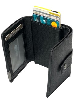 Classic Milano Classic Milano Faux Leather RFID Blocking Pop Up Wallet for Men and Women - Automatic Card Holder Wallet with Pop-up Design - Secure, Compact Credit Card Holder for Men - Stylish Wallet for Men & Women’s RFID Card Wallet  - Image 4